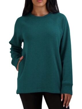 NWT Kirkland Cozy Fleece Sweater with Pockets Size Small